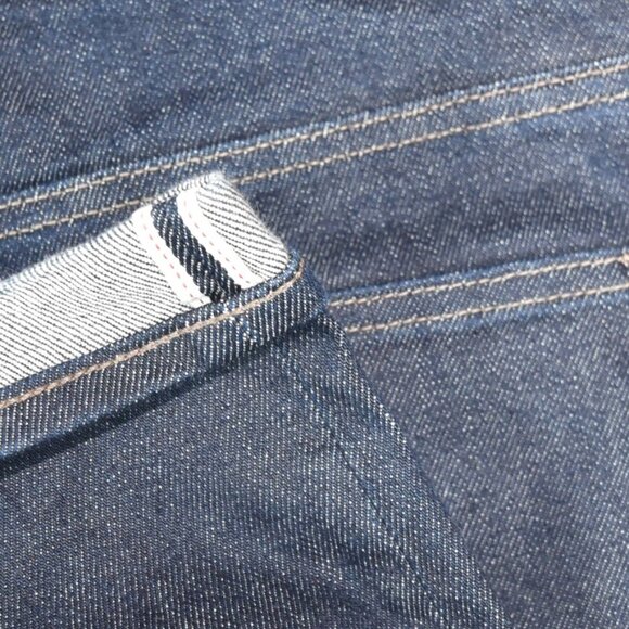 Uniqlo Men's Slim Straight Jeans - Navy - Picture 6 of 9